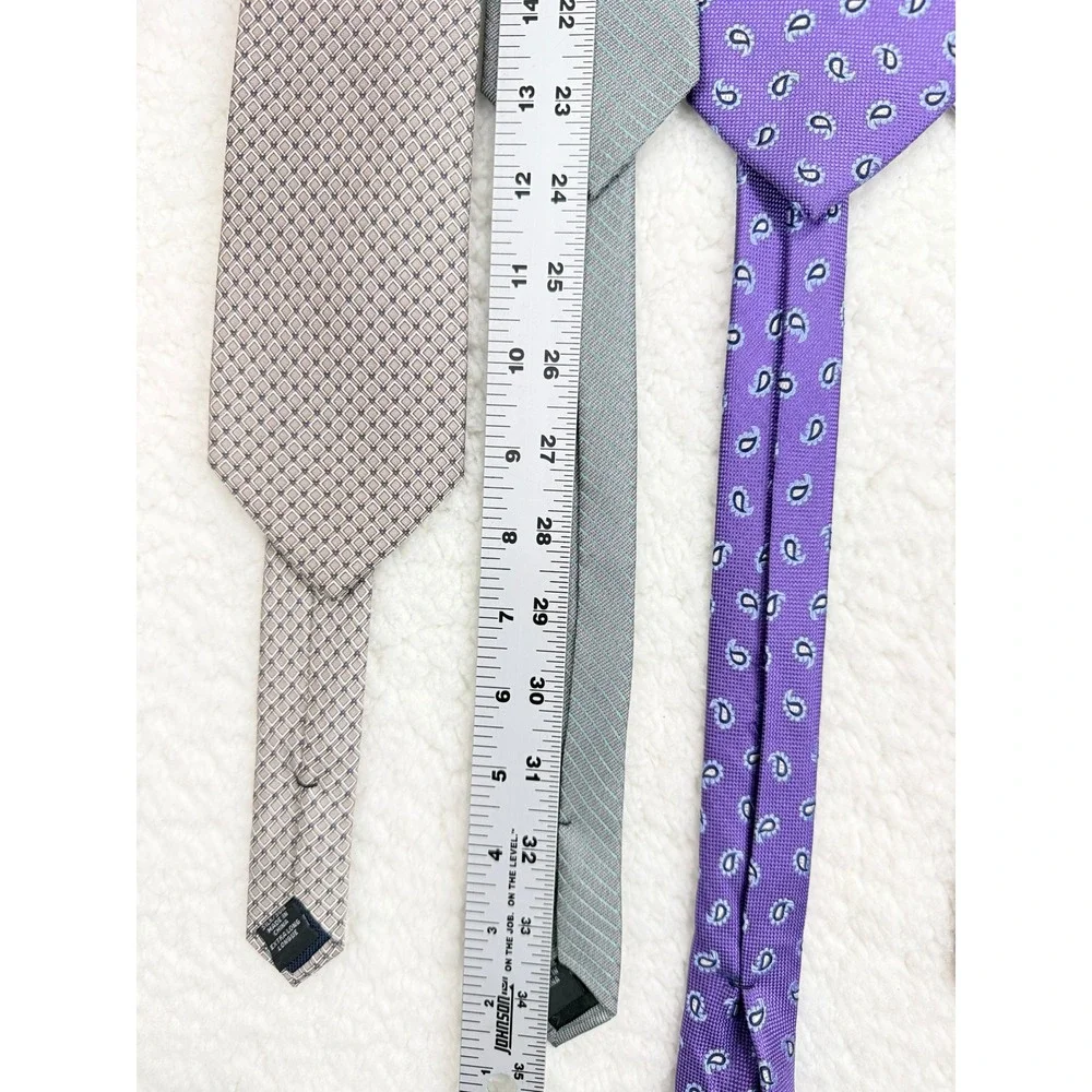 Mens Ralph Lauren Calvin Klein Michael Kors Tie Lot 6pc Multicolor Silk Linen